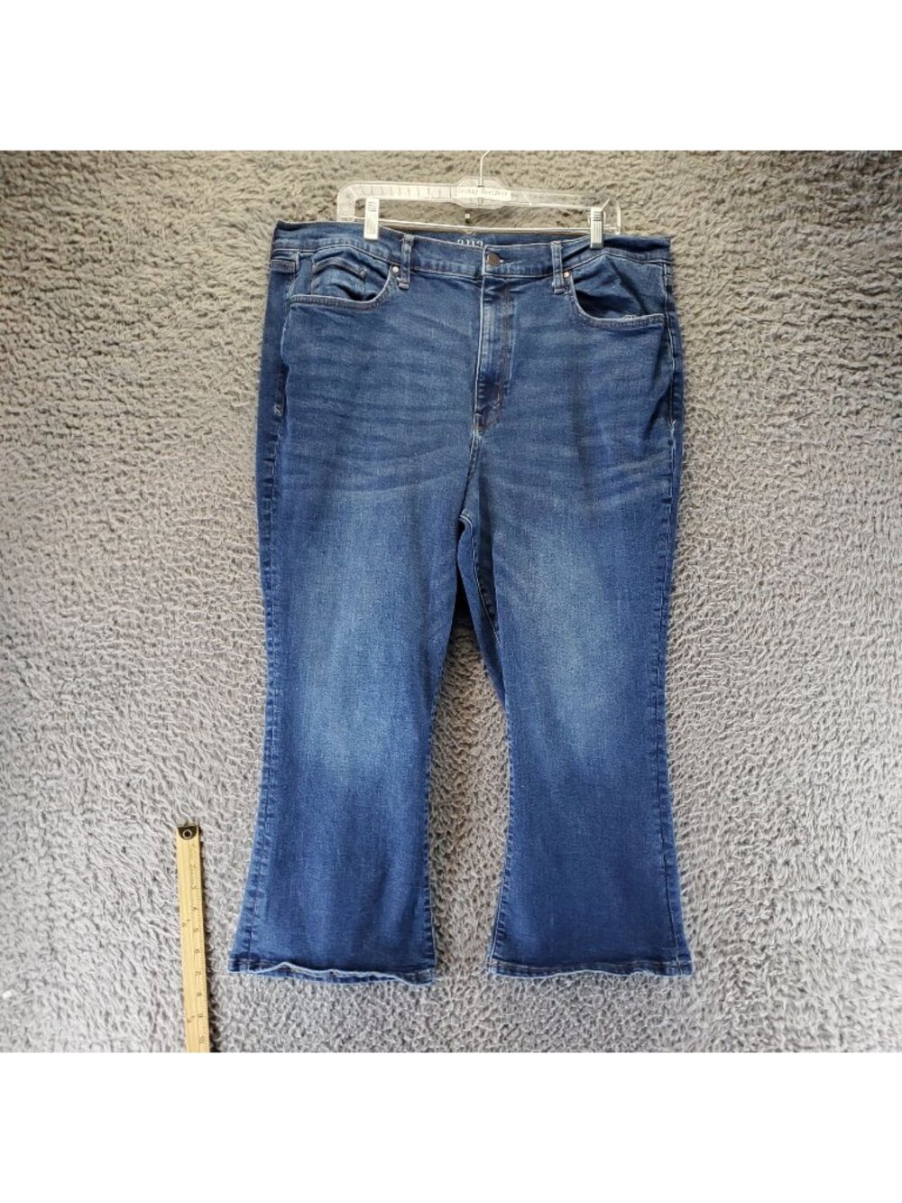 Ana Jeans Womens Size 20 Blue High-Rise Cropped Flare Stretch